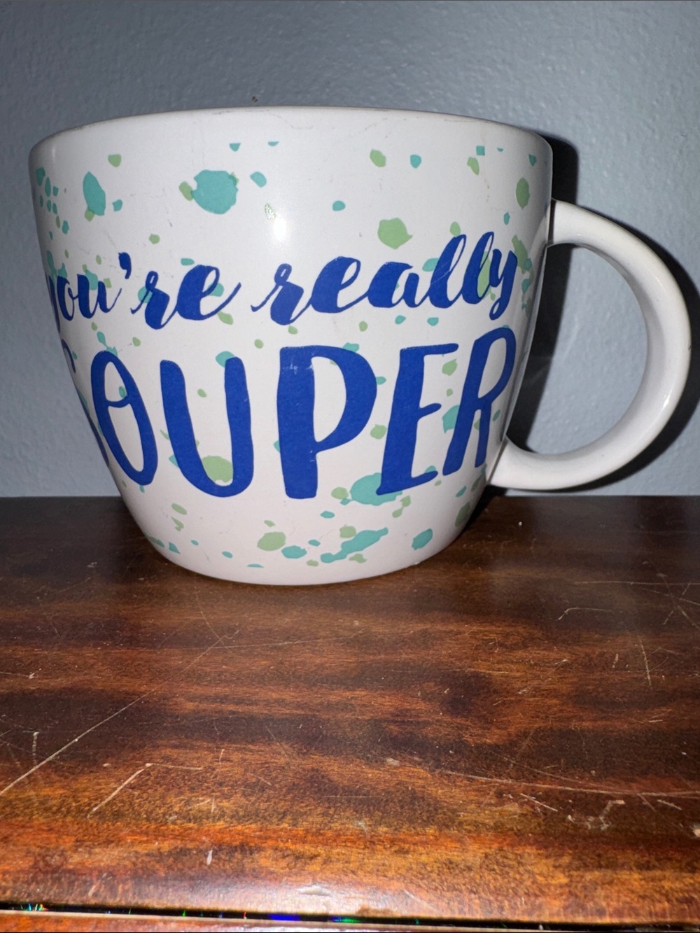 Novelty Oversized “You're Really Souper”  Ceramic Soup/Cereal Mug